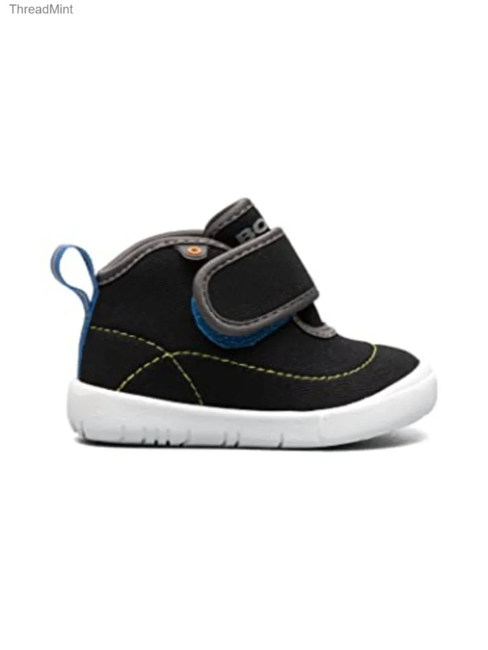 Girls Water-Resistant Nylon Slip-On Boots with Hook & Loop Closure
